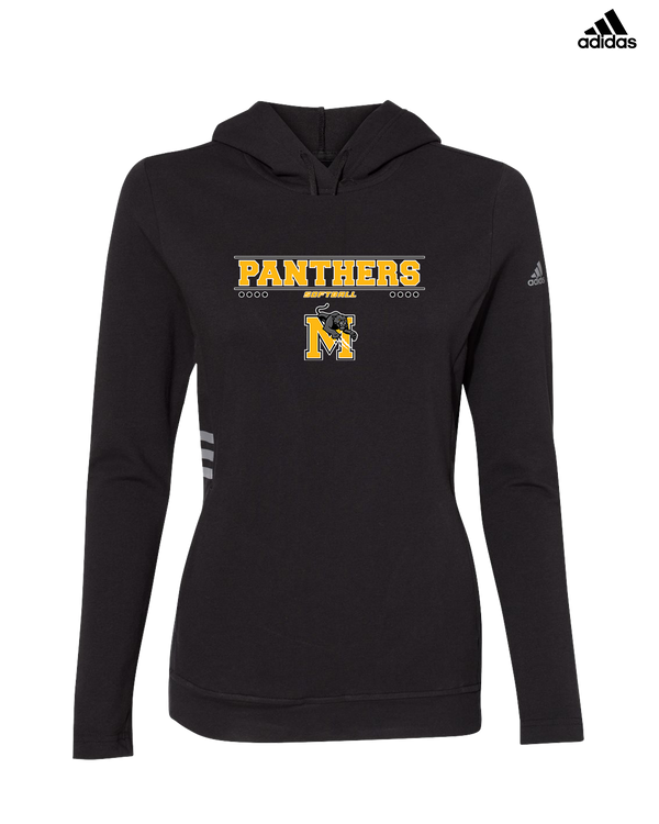 Milton HS Softball Border - Adidas Women's Lightweight Hooded Sweatshirt