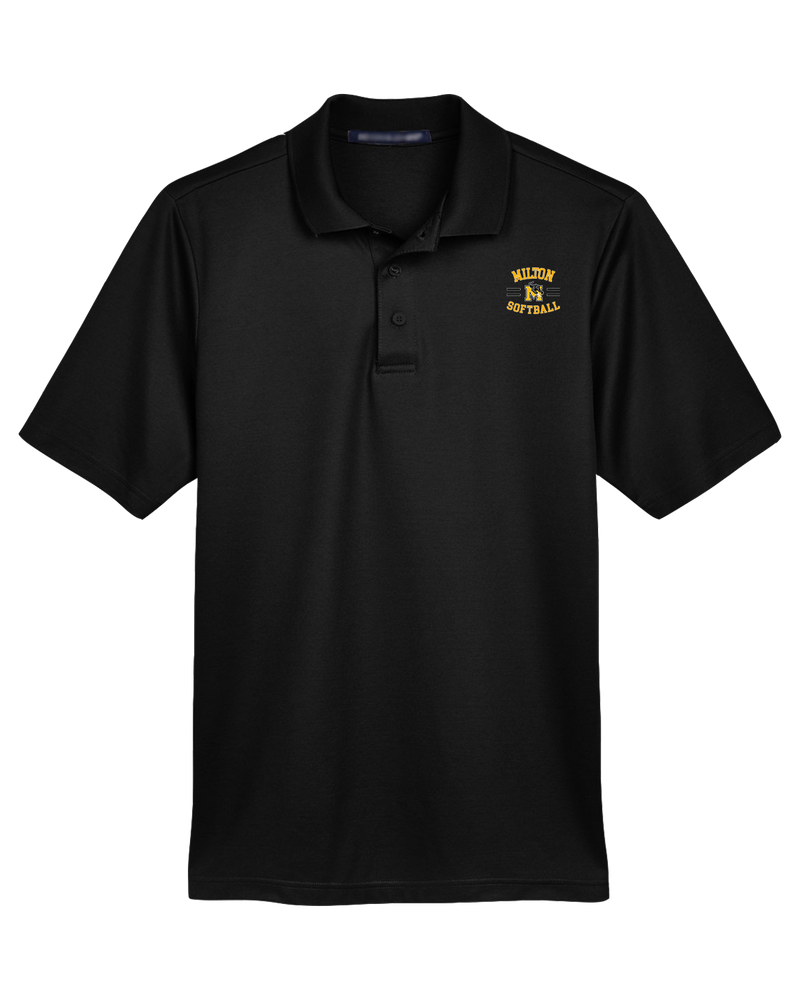 Milton HS Softball Curve - Mens Blast Polo