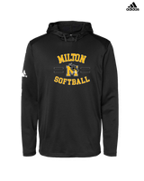 Milton HS Softball Curve - Adidas Men's Hooded Sweatshirt