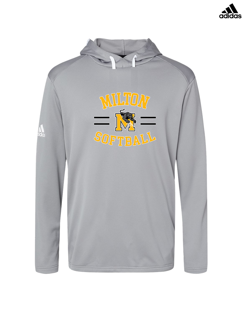Milton HS Softball Curve - Adidas Men's Hooded Sweatshirt