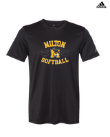 Milton HS Softball Curve - Adidas Men's Performance Shirt