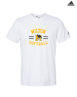 Milton HS Softball Curve - Adidas Men's Performance Shirt