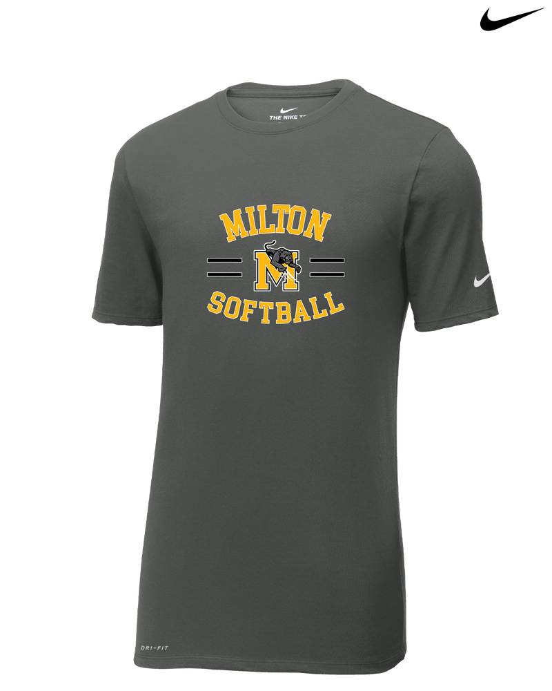 Milton HS Softball Curve - Nike Cotton Poly Dri-Fit