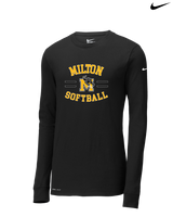 Milton HS Softball Curve - Nike Dri-Fit Poly Long Sleeve