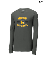 Milton HS Softball Curve - Nike Dri-Fit Poly Long Sleeve