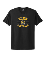 Milton HS Softball Curve - Select Cotton T-Shirt