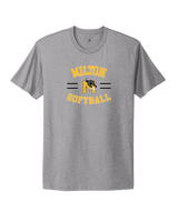 Milton HS Softball Curve - Select Cotton T-Shirt