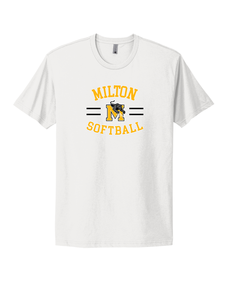 Milton HS Softball Curve - Select Cotton T-Shirt