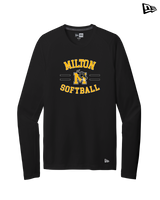Milton HS Softball Curve - New Era Long Sleeve Crew