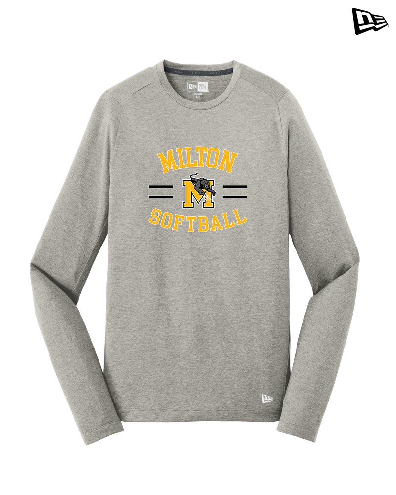 Milton HS Softball Curve - New Era Long Sleeve Crew
