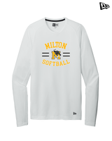 Milton HS Softball Curve - New Era Long Sleeve Crew