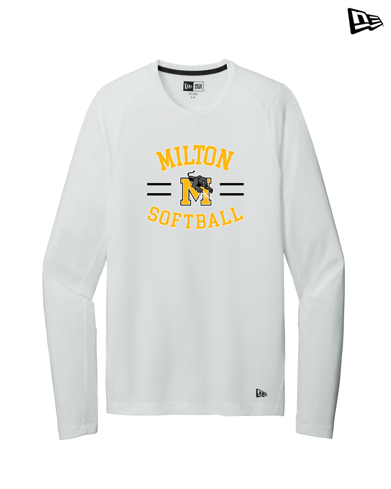 Milton HS Softball Curve - New Era Long Sleeve Crew