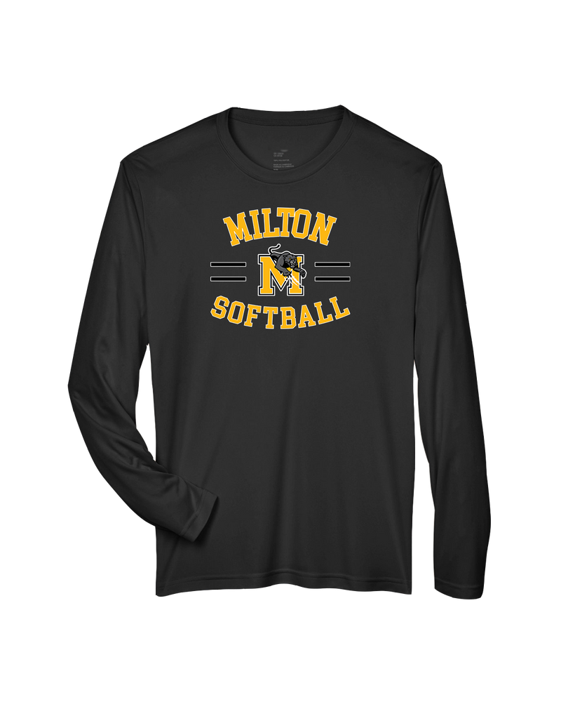 Milton HS Softball Curve - Performance Long Sleeve
