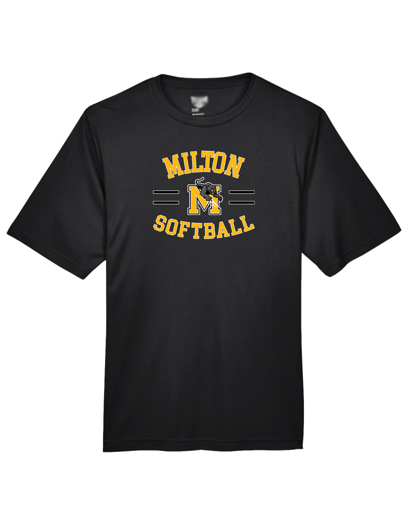 Milton HS Softball Curve - Performance T-Shirt