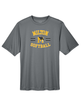 Milton HS Softball Curve - Performance T-Shirt
