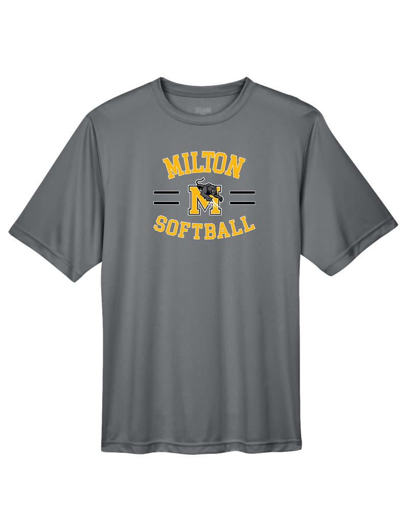 Milton HS Softball Curve - Performance T-Shirt