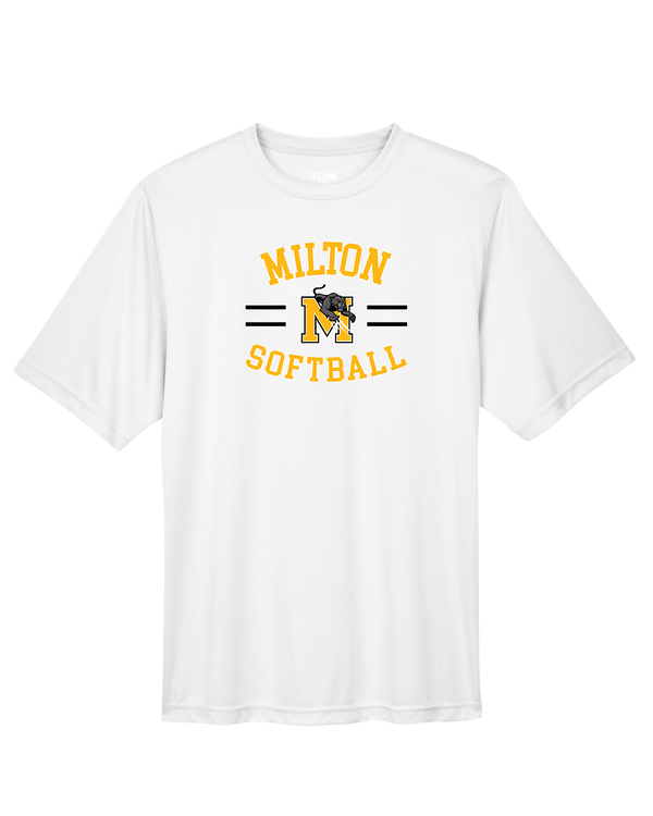 Milton HS Softball Curve - Performance T-Shirt