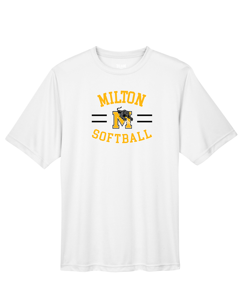 Milton HS Softball Curve - Performance T-Shirt