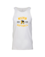 Milton HS Softball Curve - Mens Tank Top