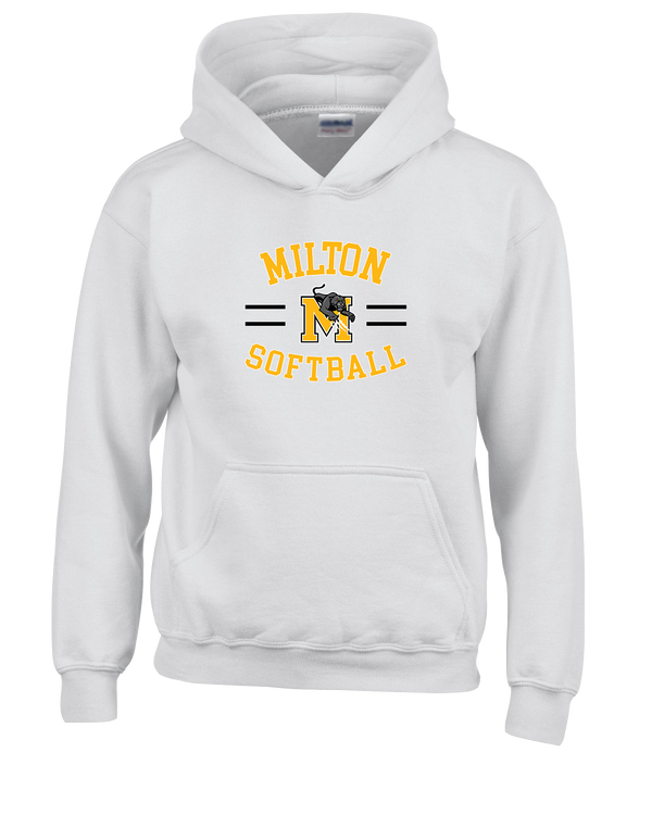 Milton HS Softball Curve - Cotton Hoodie