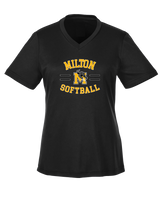 Milton HS Softball Curve - Womens Performance Shirt