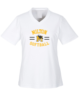 Milton HS Softball Curve - Womens Performance Shirt