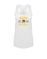 Milton HS Softball Curve - Womens Tank Top