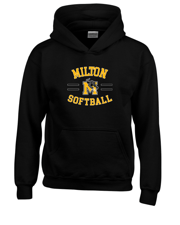 Milton HS Softball Curve - Youth Hoodie