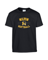 Milton HS Softball Curve - Youth T-Shirt