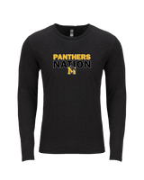 Milton HS Softball Nation - Tri Blend Long Sleeve