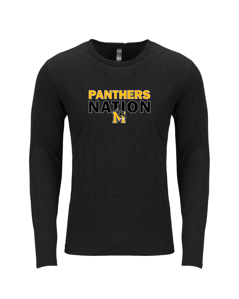 Milton HS Softball Nation - Tri Blend Long Sleeve