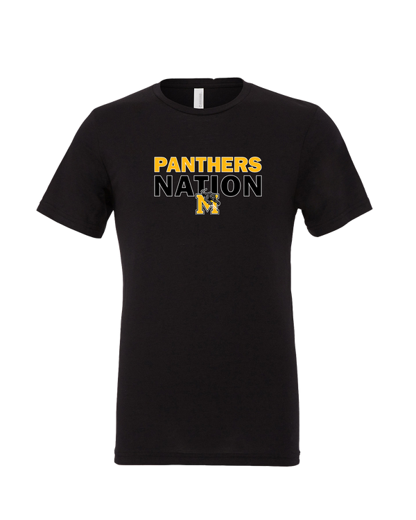 Milton HS Softball Nation - Mens Tri Blend Shirt