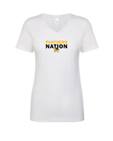 Milton HS Softball Nation - Womens V-Neck