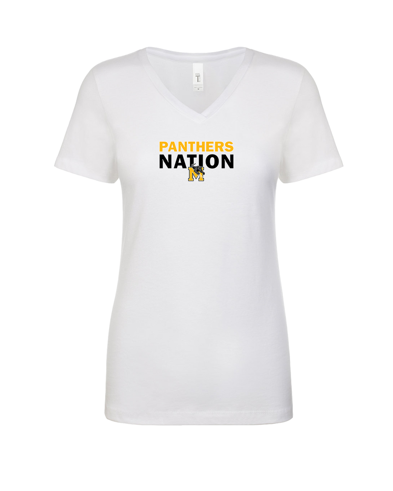Milton HS Softball Nation - Womens V-Neck