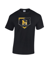 Milton HS Softball Plate - Cotton T-Shirt