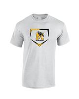 Milton HS Softball Plate - Cotton T-Shirt