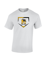 Milton HS Softball Plate - Cotton T-Shirt