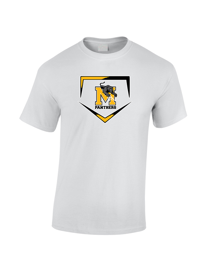 Milton HS Softball Plate - Cotton T-Shirt