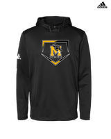Milton HS Softball Plate - Adidas Men's Hooded Sweatshirt