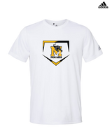 Milton HS Softball Plate - Adidas Men's Performance Shirt