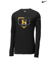 Milton HS Softball Plate - Nike Dri-Fit Poly Long Sleeve