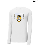 Milton HS Softball Plate - Nike Dri-Fit Poly Long Sleeve