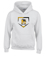 Milton HS Softball Plate - Cotton Hoodie