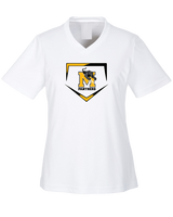 Milton HS Softball Plate - Womens Performance Shirt