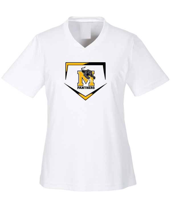 Milton HS Softball Plate - Womens Performance Shirt