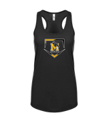 Milton HS Softball Plate - Womens Tank Top