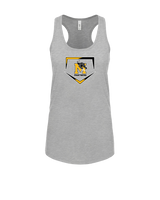 Milton HS Softball Plate - Womens Tank Top