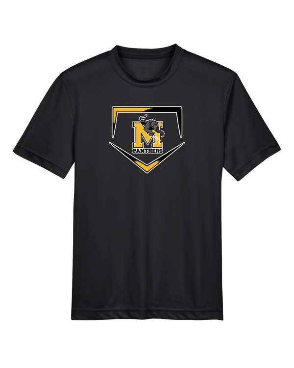 Milton HS Softball Plate - Youth Performance T-Shirt