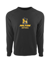 Milton HS Softball Split - Crewneck Sweatshirt