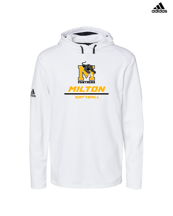 Milton HS Softball Split - Adidas Men's Hooded Sweatshirt